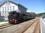 Jízdy parním vlakem z Bayerisch Eisenstein 2012